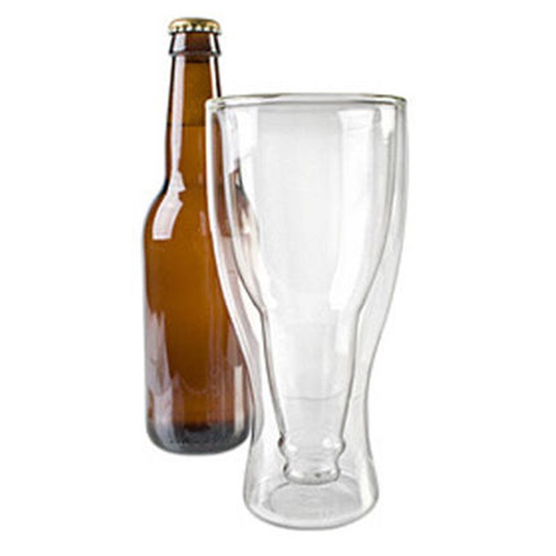 创意新奇啤酒酒杯视觉冲击玻璃酒杯翻转快乐层玻璃啤酒杯杯子