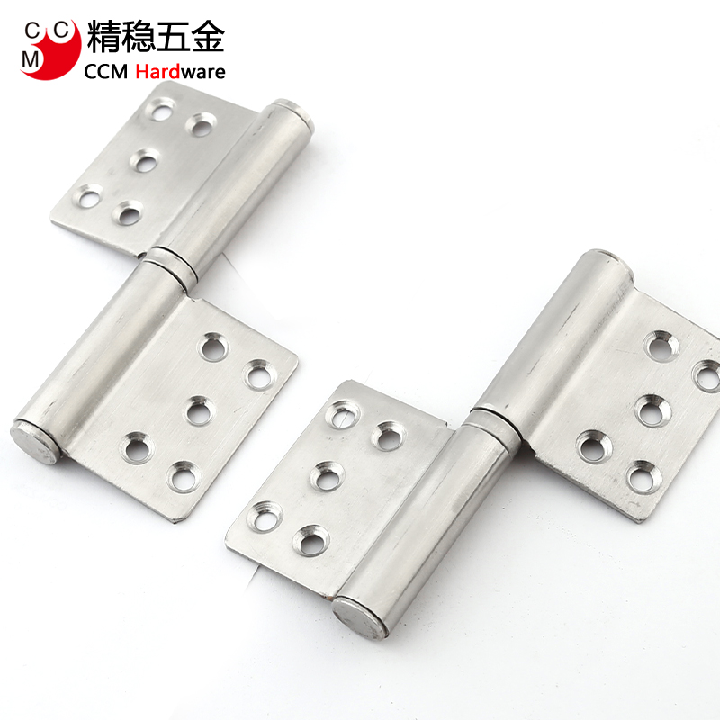 精稳五金 不锈钢旗铰合叶 防火盗门可脱卸拆卸合页 分左右