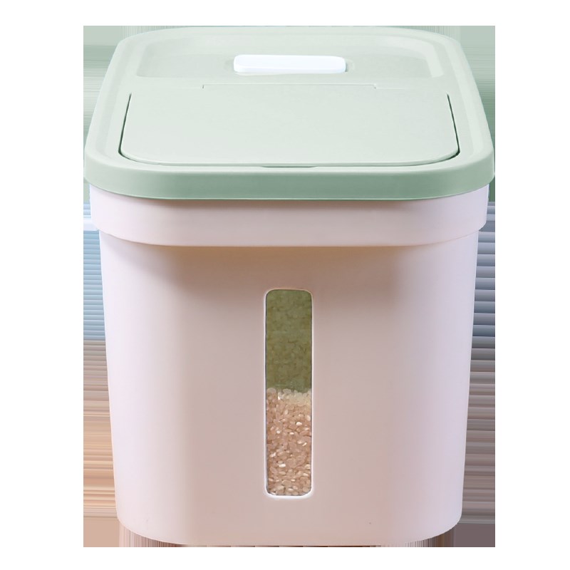 家用米桶加厚大米密封桶20斤装米箱子防虫杂粮桶防潮小号塑料米缸