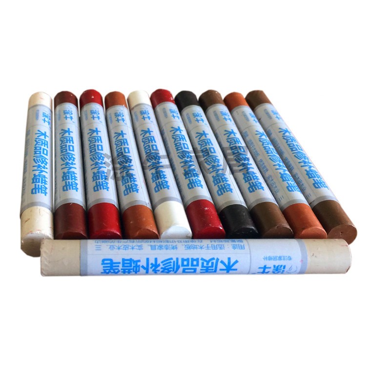 钉眼修补蜡笔家具木门地板材补色膏木器缝隙划痕补漆修复蜡一整