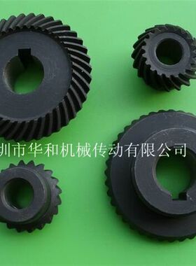 精密螺旋伞锥形齿轮配件 1模90度换向器减速比1:2 摆闸机芯齿轮