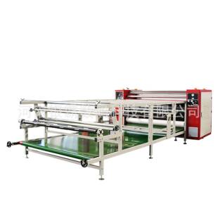 1.9米宽幅油温滚筒印花机 涤纶布热转印机 地毯服装匹布热转印机