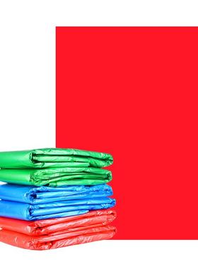 VLEN 彩色大垃圾袋加厚物业大号塑料袋绿蓝红黑色分类平口垃圾袋