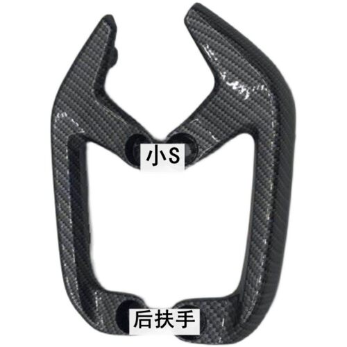 广环小S电动车后尾翼扶手货架碳纤维广环电动车S9后扶手水转印
