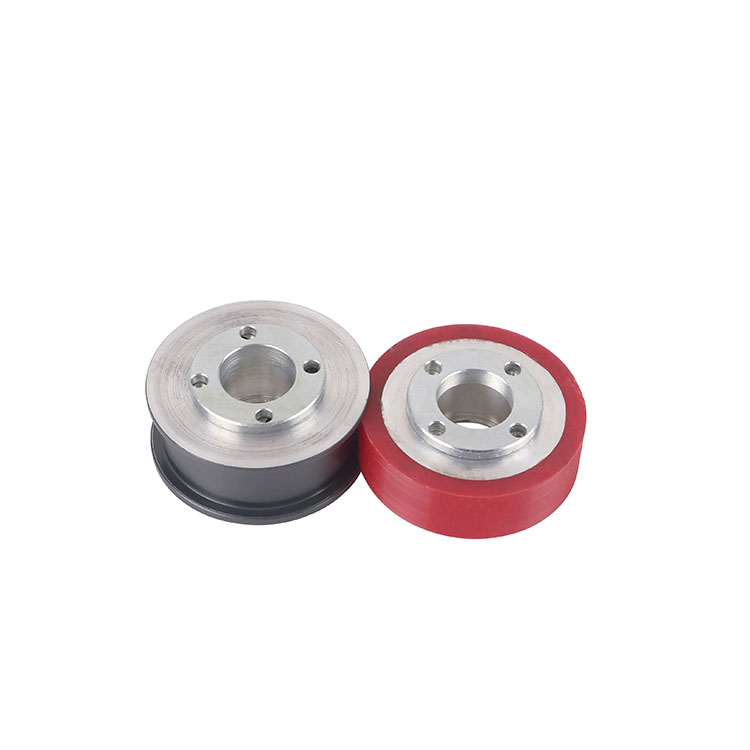 计米轮摇盘机打饼喷瓷导轮铝制轮押出挤出配件电线电缆计米器压轮