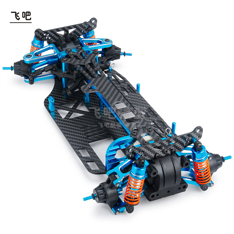1:10平跑铝合金车架 TAMIYA金属 TT01 TGS 升级碳纤底盘 CNC田宫