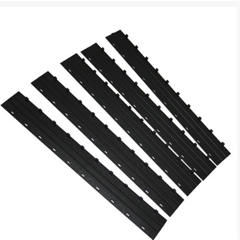 3-35mm 十孔装订夹条装订夹条塑料夹条十齿夹条装订压条夹条黑色