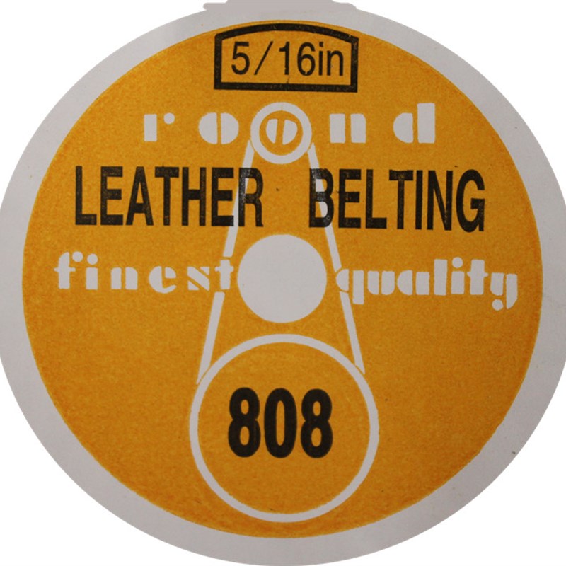 KOK牌本色头层5mmmm8mm9mm工业牛皮圆轮传动带缝纫机牵引带