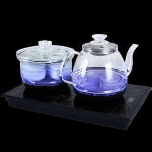 23x37嵌入式 薄边电茶炉全自动上水大理石茶台茶桌一体烧水泡茶壶