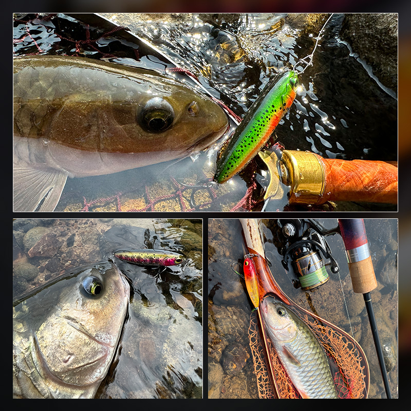 23新款蜓川傀儡水面铅笔远投之子狗钨钢配重路亚假饵翘嘴鱼饵硬饵