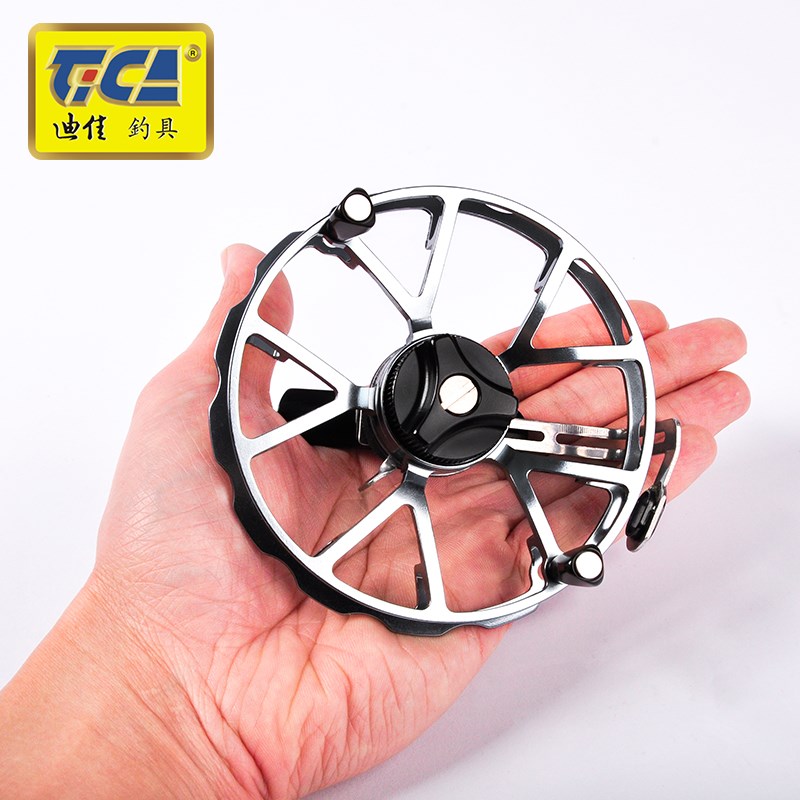 SSS级丝滑 迪佳渔轮谷麦轮手拨轮超轻前打轮渔轮全金属鱼轮风火轮