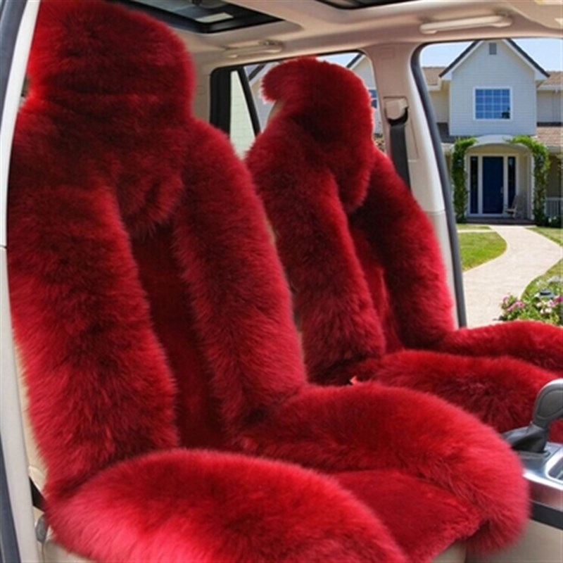 汽车座羊毛绒座垫 现代I3O悦动IX胜达IX途胜冬季坐垫