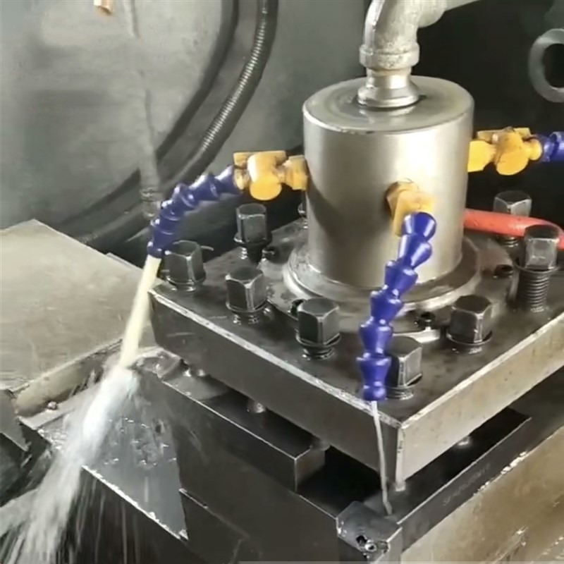 数控四工位电动刀架出水器分水器暴力U钻中心出水车刀刀座冷却管