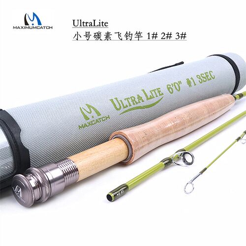 小号飞钓溪流竿碳素UltraLite飞蝇鱼杆中快调溪流鳟鱼翘嘴麦凯诗