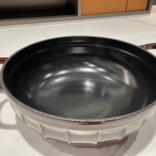 三夏高端锅2Cm铸铁珐琅锅加身妈咪锅煲汤锅炒菜锅海鲜锅多功能锅