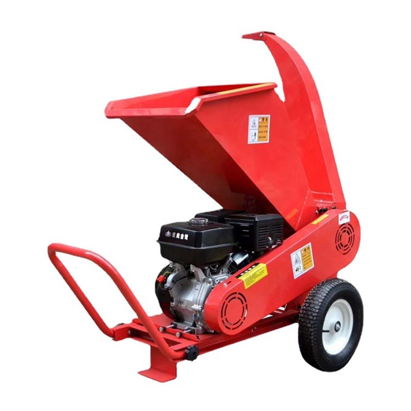 园林设备树枝粉碎机 小型可移动式电动树叶碎枝机 木片枝条破碎机