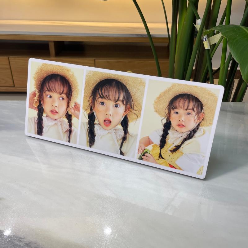 三联创意照片宫格摆台定制照片冲印加相框摆件宝宝照满月照