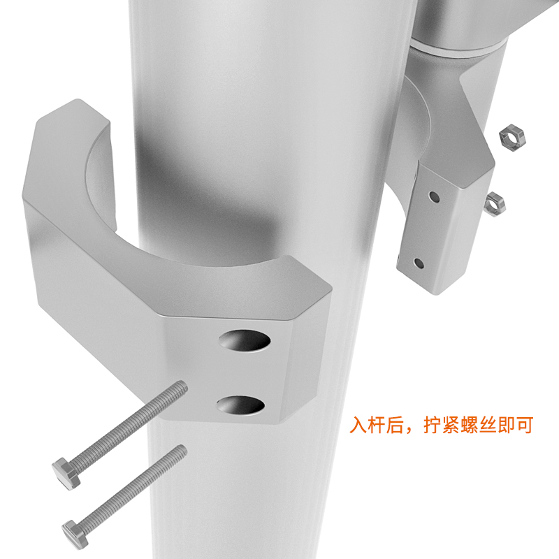 昊雄32英寸电脑显示器支架零配件单屏支头可旋转接显示屏支头架子