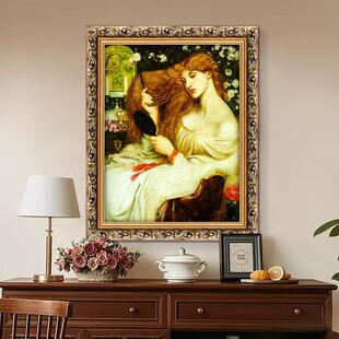 世界名画莉莉丝小姐苏美尔神话迦南地月神拉弥亚不衰老人物油画竖