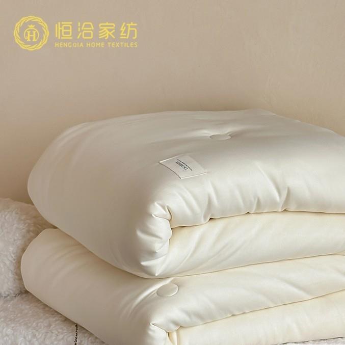 高定云感空气层全棉双层纱春秋被芯20%大豆纤维加厚保暖冬被被褥