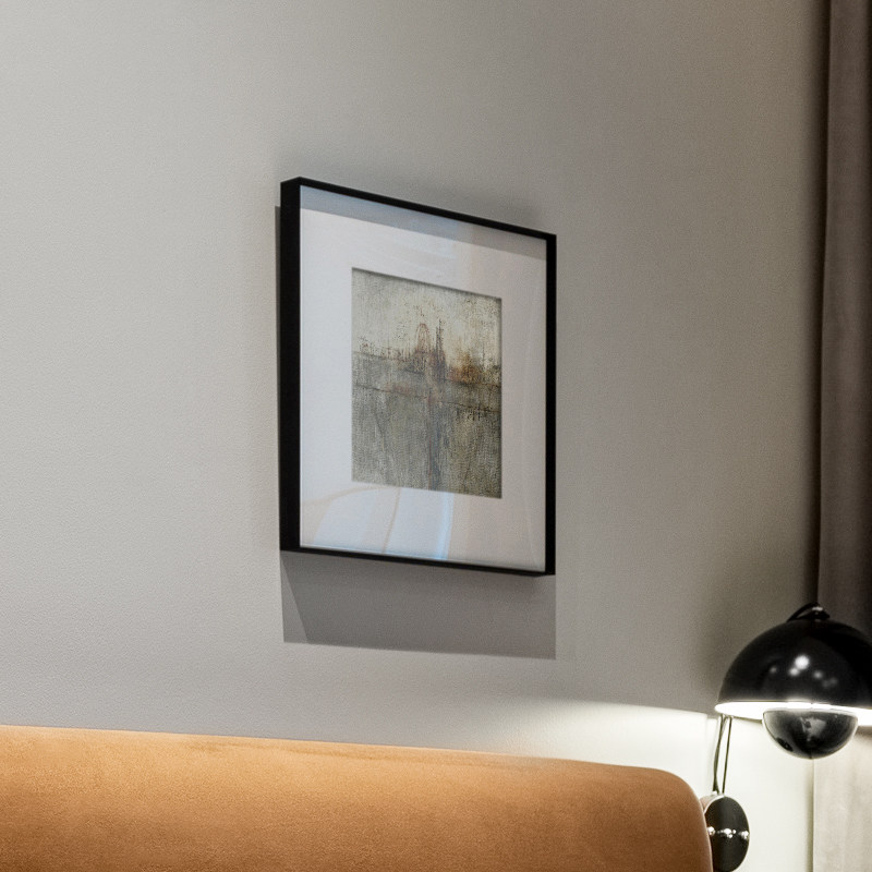 赵无极名画复刻现代简约抽象艺术装饰画客厅玄关样板间组合挂画