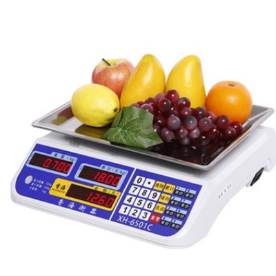 计价精准1g市斤电子秤水果蔬菜称重计价秤台秤超市专用30kg电子称