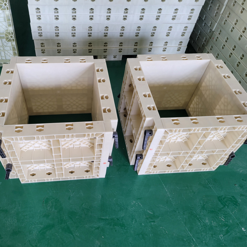 防撞墙挡土墙现浇塑钢模板管廊框架格梁建筑塑钢塑料模具流水沟