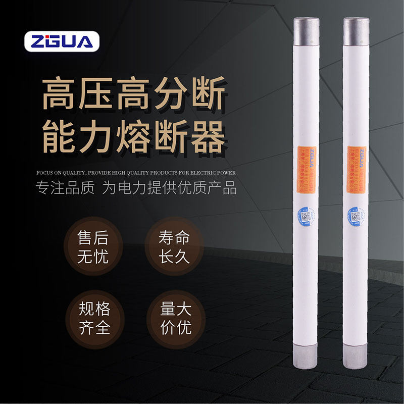 智广高压高分断能力熔断器限流熔断管PT柜保险丝XRP-24KV0.5A1A2A