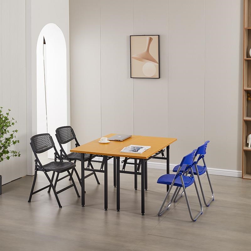 简易折叠会议桌培训长条桌拼接桌长方形桌学习书桌摆摊美甲桌