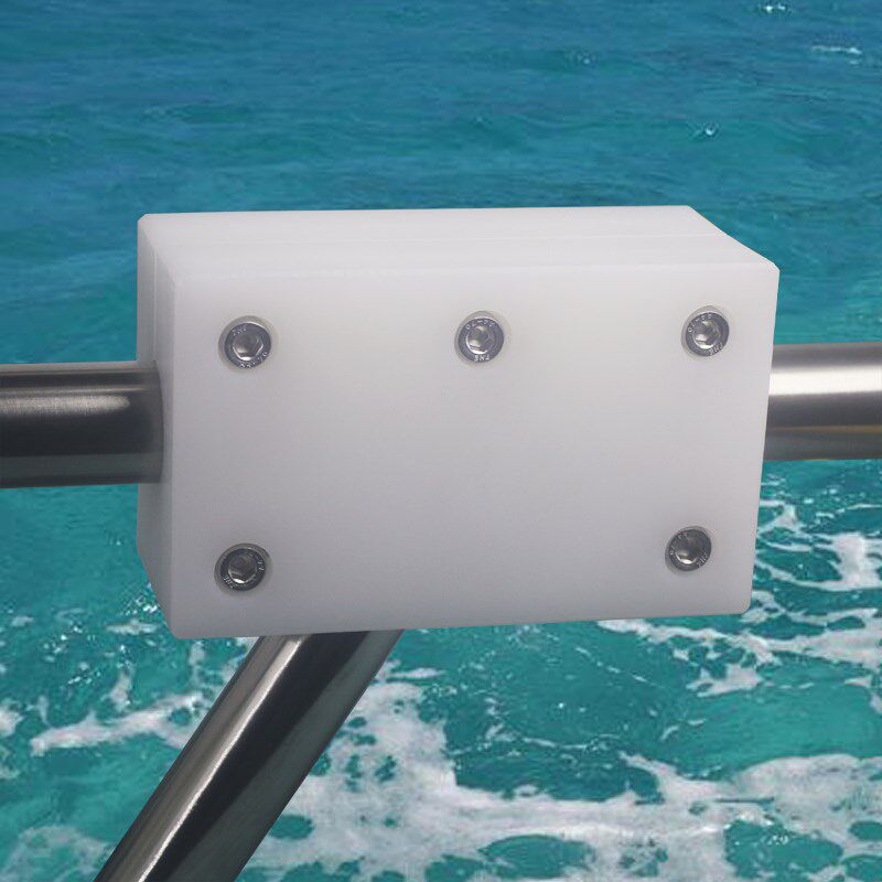 海钓支架电绞竿炮台船架固定钓鱼船游艇栏杆配件夹板船竿架方底座