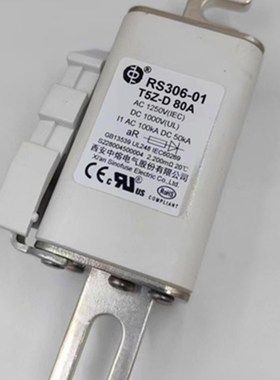 西安中熔RS306-01-T5Z-80A1250V-D100A125A 1250V1000V熔断保险丝