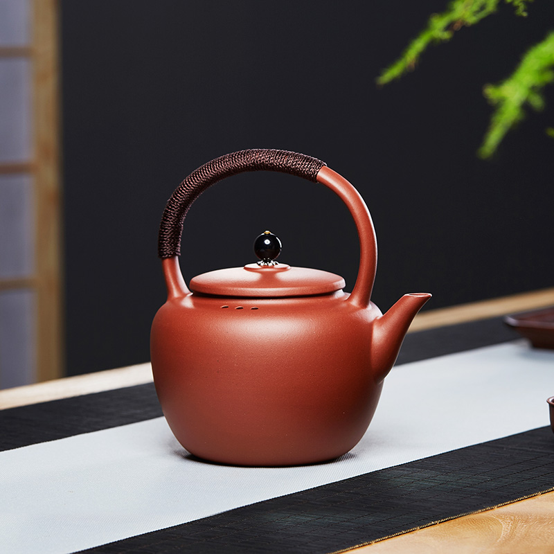 宜兴紫砂壶提梁电陶炉煮茶壶煮水蒸茶器电热烧水茶炉陶瓷茶具装