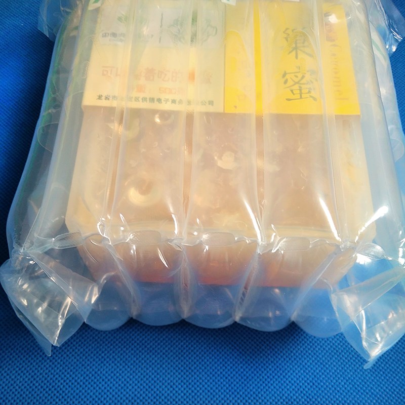 7柱高1CM气柱袋快递发货包装缓冲气囊袋充气气泡袋蜂巢蜜气泡柱