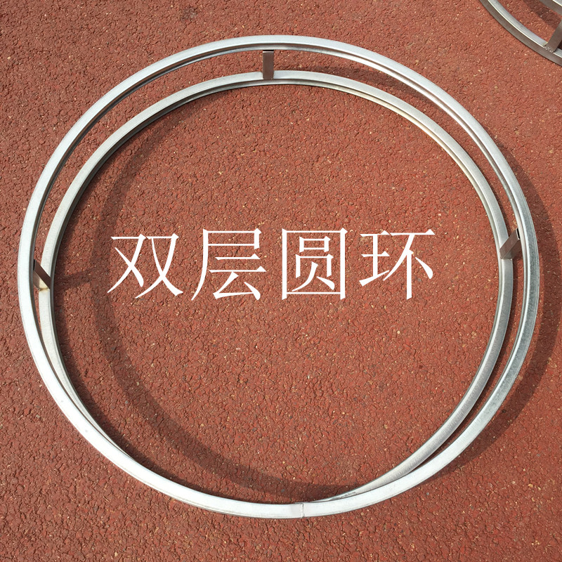婚庆道具婚礼布置吊顶圆环线帘圆形花环吊环双层圆环吊顶铁艺装饰