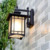 别户外太500阳能LD壁灯防水中式 外围墙墙阳台花园墅室外庭院E灯