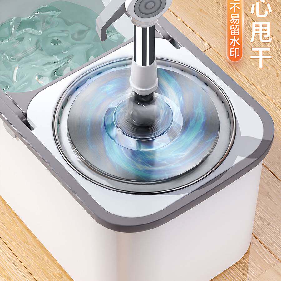 包邮2025新款旋转拖把家用自动拖把桶懒人免手洗一拖净拖地