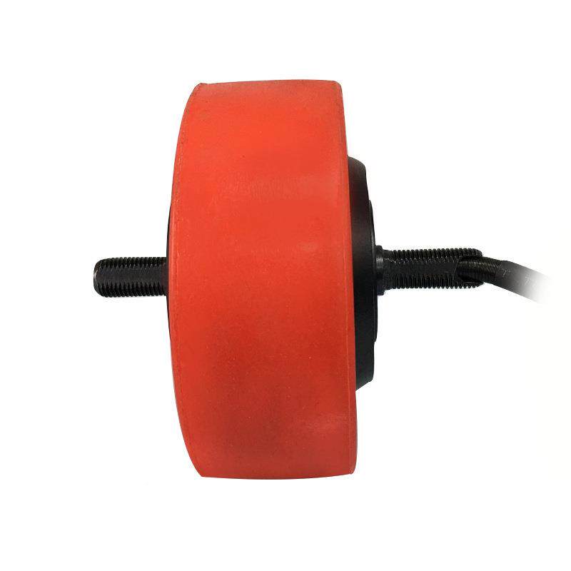 寸FomaTr608ad安e4直110胎宽40轮红色PU款轮毂电机径24V低速全防