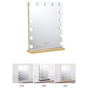 好子莱坞le镜网长方形高清补光化妆镜红宿舍桌面d带645灯化妆镜