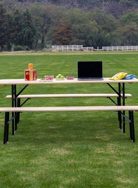 折现代简闲约户外休叠桌NFJ-H01-椅啤酒桌便携摆摊地摊烧大排档餐