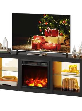 跨境电家视柜火xsh-18现代嵌入式壁炉客厅仿真焰电子壁炉落地电视