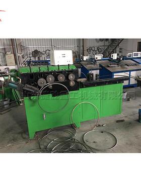 三相8js-43710V方向盘打圈机23-12MM带钢钢卷圆成机带扁铁打圈型