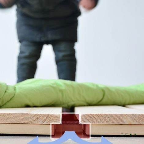 防潮排骨架.实木榻榻1透气折叠硬床板简易松木床垫架米子432.518