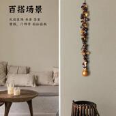 天然平豆安创意挂饰玄关走饰廊挂768餐厅装 农家乐墙面件葫芦果实