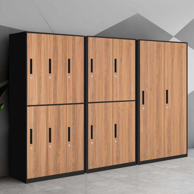 钢制健身房6门更衣柜子宿舍员工柜木纹铁皮储物衣柜带J&,玩具/童车/益智/积木/模型,垂直悬浮玩具,淘宝优惠券,粉丝福利购,淘宝优惠卷