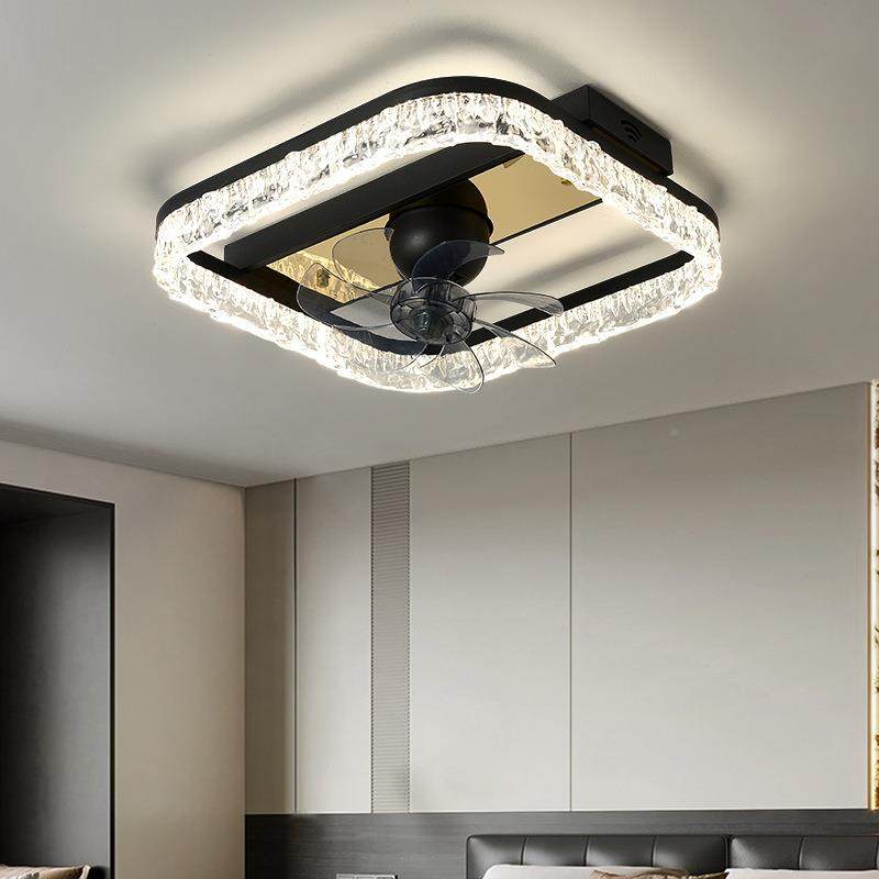 式轻纹奢创意冰裂厅吸顶灯三色变光全光241谱客护眼全屋意灯具风