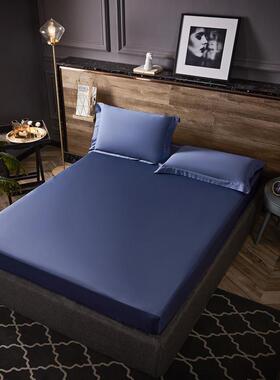 纯棉纯色床笠60支套绒棉贡长店缎轻20200724奢简约酒宿舍民宿床垫