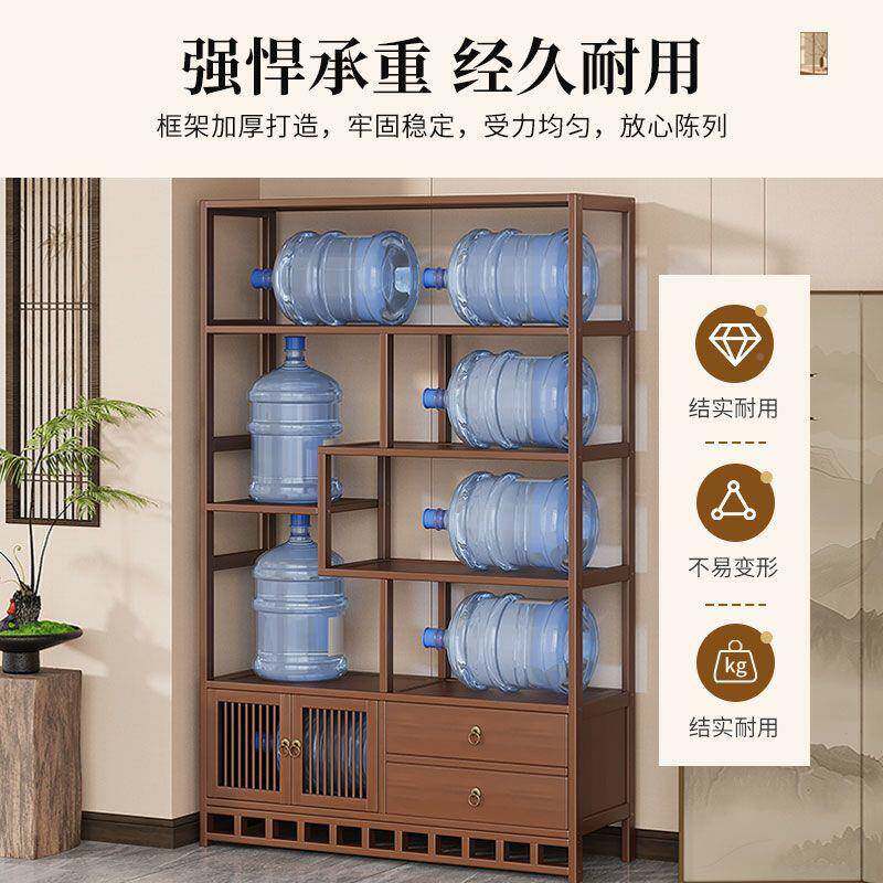 经典中竹子博古架竹艺佳多宝阁式置物架茶具酒客厅中国家风无品牌