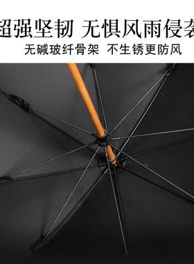 号PARACH7160ASE复古务竹藤伞晴雨两用弯柄轻奢男士广告伞-23人大