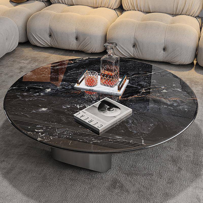 FG8004茶石几客家奢石厅茶几FG8004超晶简约现代2用025新款圆形轻