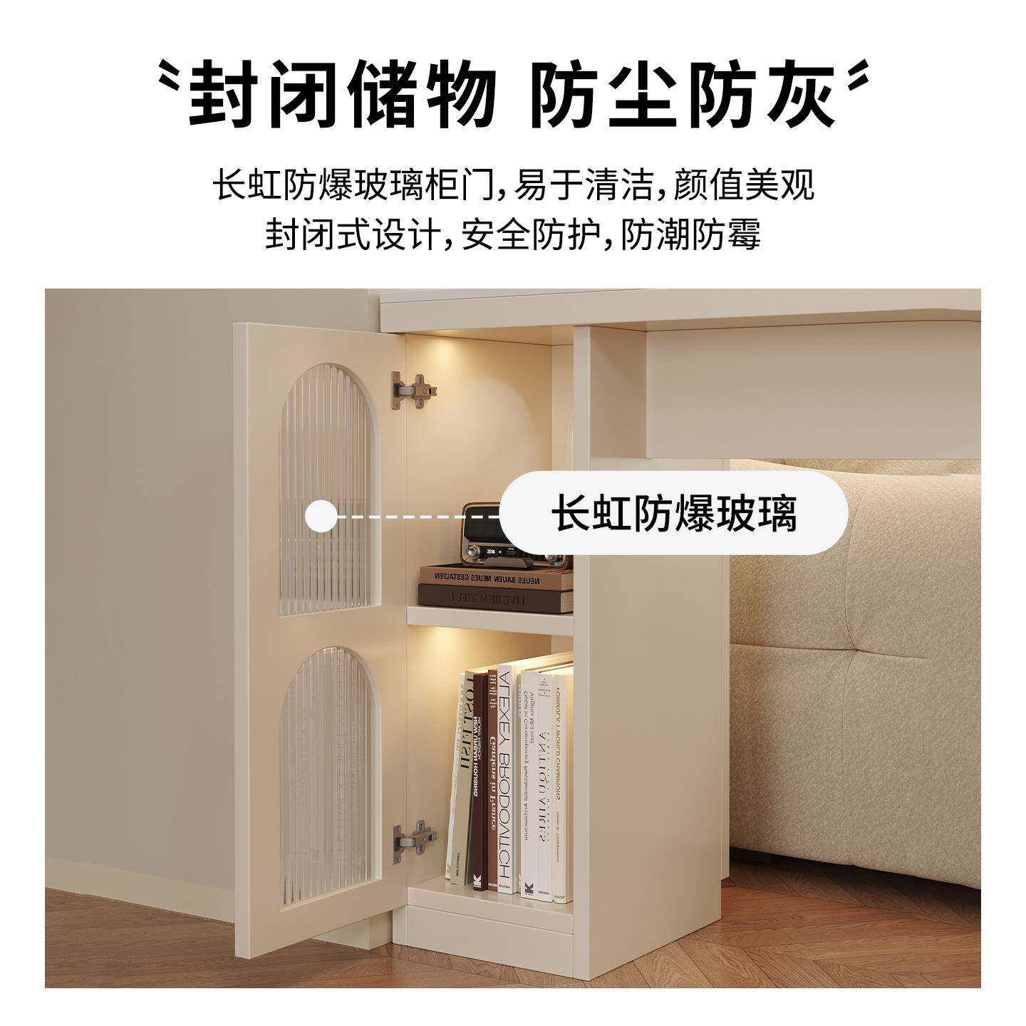 岩板吧隔台桌实DXL家用客厅沙发断柜一脚体阳台休闲高桌靠墙木小